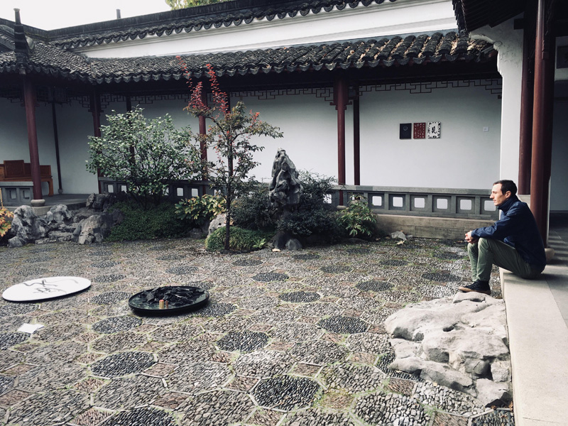 Double Moon & Reveal Triptych by Lam Wong